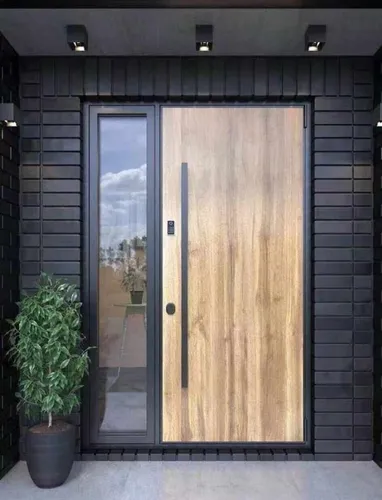 Produktbild Habee Haustür Sicherheitstür Loreley Holzdesign mit Fenster