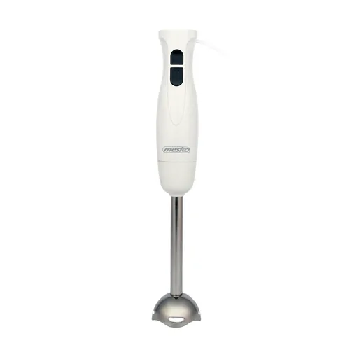 Mesko Universal Stabmixer 300W MS 4619 - Stabmixer mit 2 Geschwindigkeiten und ergonomischem Design, ideal zum Mixen, Mahlen und Zubereiten von Suppen und Cocktails. Leicht und spülmaschinenfest für einfache Reinigung.