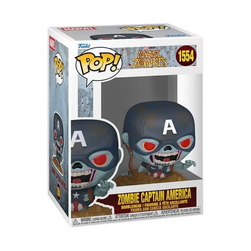 Funko Pop! Marvel: Marvel Zombies S4 – Zombie Captain America - Viny (US IMPORT)