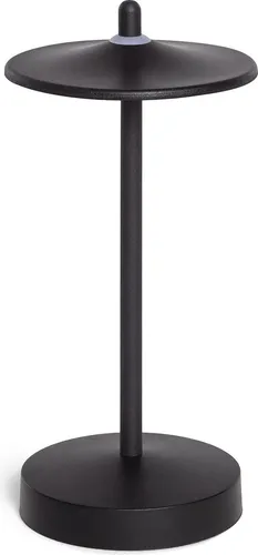 Milevani Tragbare LED Tischlampe mit USB-Akku Schwarz