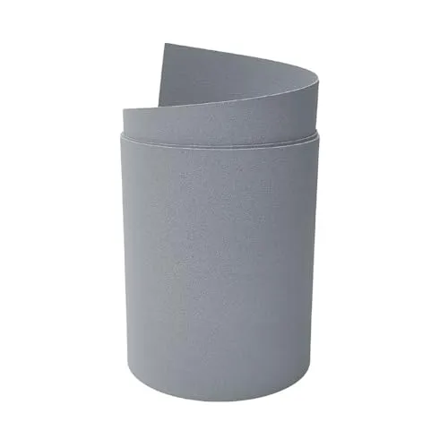 zaun|zu® Premium Maxi Einzelstreifen 2 Meter x 24cm Sichtschutzstreifen PP für Doppelstabmatten UV-beständiger Sichtschutz | Zaunblende Made in Germany Fenstergrau 2,05m
