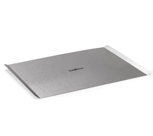 Grillfürst Pizzablech rechteckig aus Edelstahl von Grillfürst