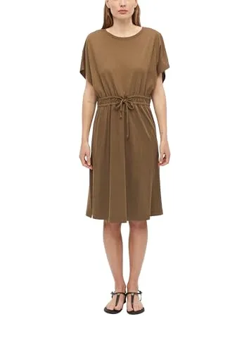 s.Oliver Jersey-Kleid mit Tunnelzug - Fließendes Jersey-Kleid mit Tunnelzug für eine individuelle Passform. Weich und bequem im Alltag, ideal für lässige Anlässe.