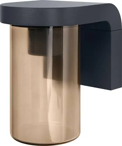 OSRAM Moderne Leuchtenserie aus Aluminium - Lampen aus Aluminium mit Vintage- oder klarem Glasdiffusor, ideal für die Beleuchtung von Terrassen, Balkonen und Wegen. Flexibel dank E27-Sockel und einfacher Installation.