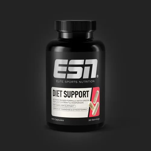 ESN Diet Support Pro - 120 Kapseln für Gewichtsmanagement - Nahrungsergänzungsmittel zur Unterstützung des Gewichtsmanagements mit wirksamen Inhaltsstoffen wie Koffein und Piperin, ideal für ein verbessertes Wohlbefinden und Energiestoffwechsel.