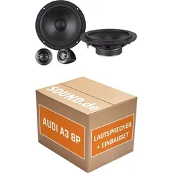 Axton ATC165S Lautsprecher Einbaupaket für Audi A3 8P