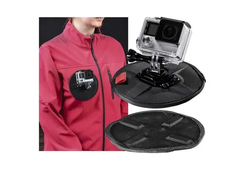 Hama Magnet-Halterung Flex Halter Stativ für GoPro Kamerastativ (Nutzung Action-Camcorder am Körper für Sport Fahrrad MTB Ski Kayak etc)