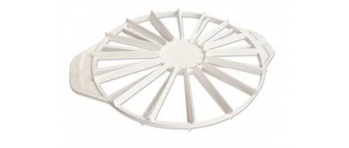 Original Kaiser Torten-Einteiler 14 und 16 teilend - Springformen mit präzisem Torteneinteiler aus Kunststoff, ideal für perfekt portionierte Tortenstücke, einfach in der Anwendung.