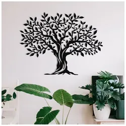 Wandbehänge 100% METALL Schwarz – Dekoratives Wandaccessoire - Eleganter Wandbehänger aus 100% Metall in Schwarz. Ideal für die Verschönerung Ihres Wohnraums und ein echter Blickfang.