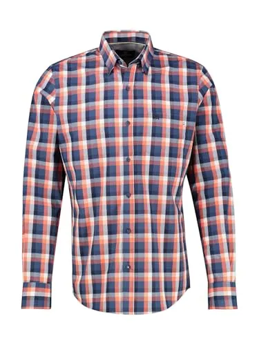 LERROS Herren Freizeit Hemd (25D1401) in Vivid Red, Größe XXL