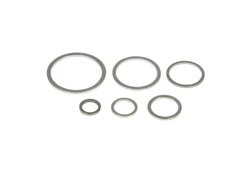 Tecuro - Aluminium - Flachdichtung, Dichring, Für Ölinstallation - 33,3 X 39 X 1,5 Mm - 1 Zoll - Dn 25