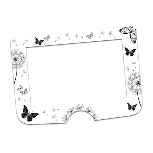 Displayrahmen Aufkleber f. Monsieur Cuisine A1 Deko Folie Pusteblume R200-11