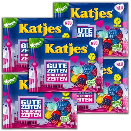 er Pack Katjes GZSZ 175g Fruchtgummi mit Schaumzucker 5