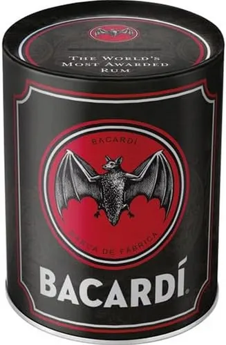 Nostalgic-Art Spardose Spardose - Bacardi - Logo Black