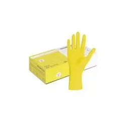 Nitril Gelb Einmalhandschuhe puderfrei | 100 Stück M