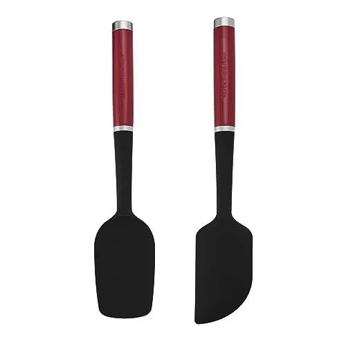 KitchenAid 2tlg. Teigschaber-Set in Schwarz in rot von KitchenAid