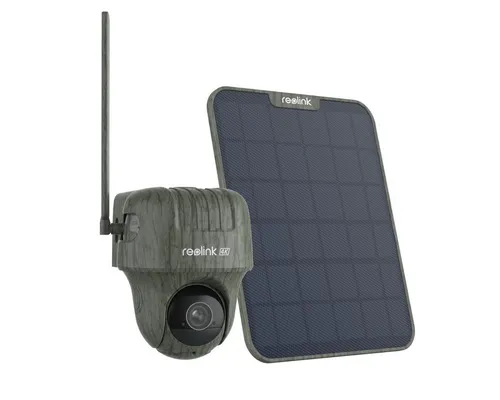 Reolink Go ranger PT+SP 4K Überwachungskamera - Überwachungskamera für Natur & Wildnis mit 4G LTE, 360°-Schwenkfunktion und No-Glow Nachtsicht für unauffällige Tierbeobachtung.
