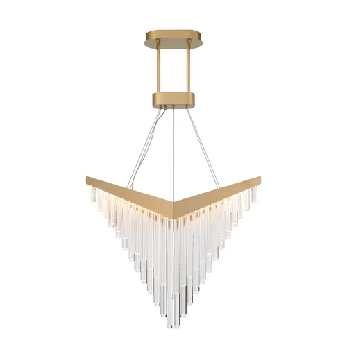 Produktbild Elstead Lighting Kronleuchter Eurofase, höhenverstellbar, Gold, Metall, Kunststoff