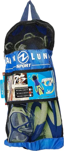 Aqualung Schnorchelset Urchin Jr., Tauchset, Flossen, Brille, Größe S, NEU/OVP