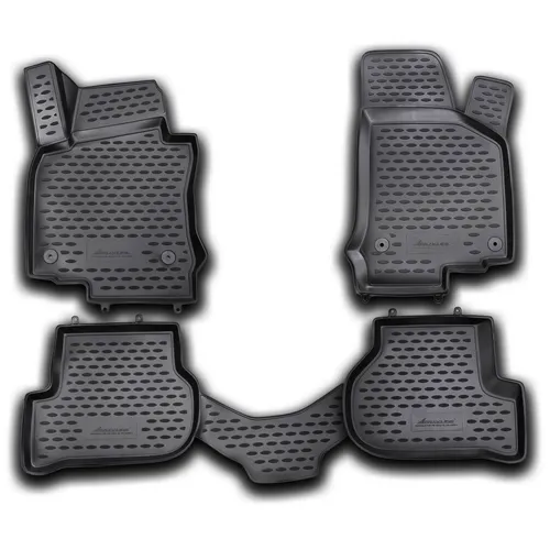 Element Passgenaue Gummimatten für VW Golf V/VW Golf VI/Jetta/Scirocco/Seat Leon - Fussmatten für VW Golf V/VW Golf VI/Jetta/Scirocco/Seat Leon 2009-2014, 100% Allwetterschutz, robust und rutschfest, perfekt passgenau und leicht zu reinigen.