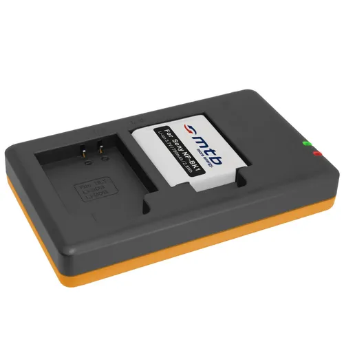 Akku + Dual-Ladegerät NP-BK1 für Sony Cyber-shot DSC-W180, W190, W370