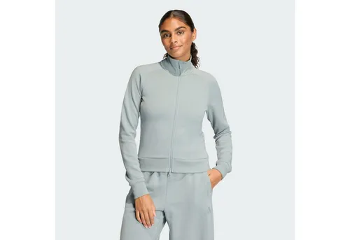 adidas Damen Soft Lux Trainingsjacke L – Elegante Sportmode - Die adidas Damen Soft Lux Trainingsjacke in L kombiniert modernen Stil mit hohem Tragekomfort. Schmal geschnitten aus hochwertigem Material, ideal für sportliche und soziale Anlässe.
