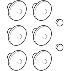 Geberit Sitzdeckelpuffer für WC-Deckel Courreges und Mango