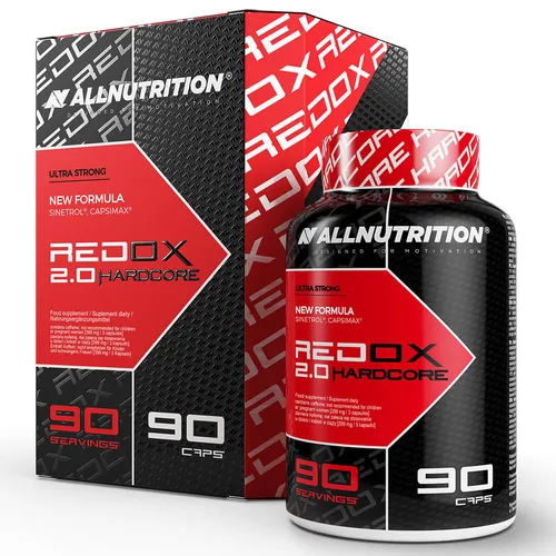 ALL NUTRTION® REDOX HARDCORE 2.0 FATBURNER 🔥 90 Kapseln + BONUS
