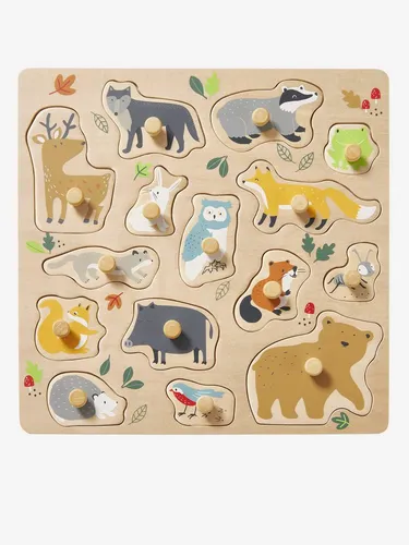 vertbaudet Puzzle Baby Steckpuzzle TIERE FSC®, Puzzleteile