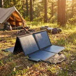 Faltbares Solarpanel 100W mit 8 monokristallinen Zellen - Erzeugen Sie Ihren eigenen Strom mit diesem leichten, faltbaren Solarpanel. Ideal für Outdoor-Aktivitäten, Camping oder im Garten – einfach transportierbar und schnell einsatzbereit. Genießen Sie Unabhängigkeit bei der Energieversorgung!