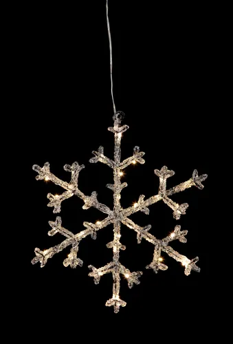 LED-Acryl-Schneeflocke 'Icy Star',