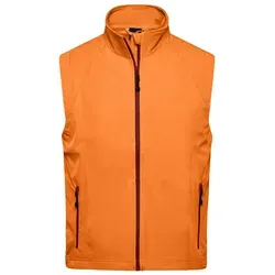 Herren Softshell Weste JN1022, orange, Größe XL - Funktionsjacken - Modische Softshellweste in Orange, Größe XL, aus wind- und wasserdichtem 3-Lagen-Material, ideal für aktive Outdoor-Aktivitäten.