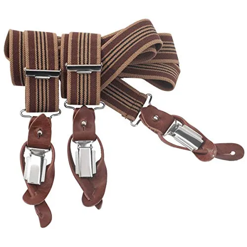 LINDENMANN Hosenträger Y-Form, Größe/Size:120, Farbe/Color:beige