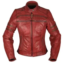 Modeka Iona Lady Lederjacke rot 38 in rot von Modeka