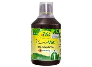Bronchialvital vet. 500 ml - Vitamine für Hunde, unterstützt die Atemwege und fördert die Gesundheit Ihres Hundes