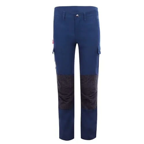 Trollkids Kids Trollheimen Winter Pants 110, Mystic Blue - Outdoor Hosen für Jungen, extrem strapazierfähig und warm mit Verstärkungen an Knien und Gesäß – ideal für aktive Abenteuer im Winter.