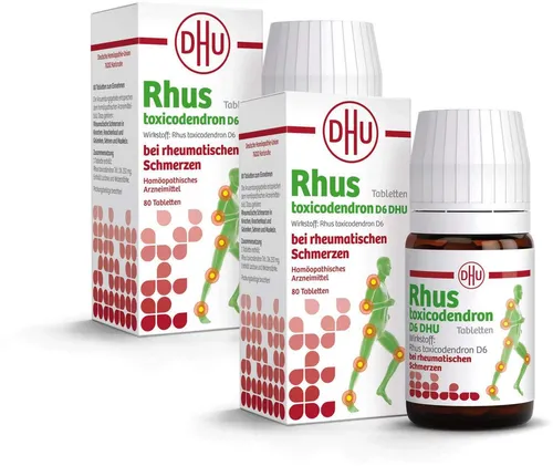 DHU-Arzneimittel GmbH & Co. Sparset DHU Rhus tox. D6 2 x 80 Tabletten - 2 x 80 Tabletten