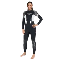 Mares Reef 3 Monosuit - She Dives - Neoprenanzüge mit modernem Design und griffigem Schulterbereich, ideal für wärmere Gewässer, ergonomisch und komfortabel mit Velcro-Verschluss und Rückenreißverschluss.