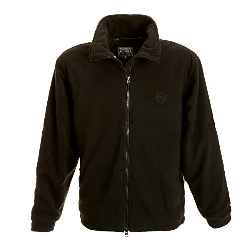 BMS Windsmoother Fleece Jacke, Schwarz, Größe XL