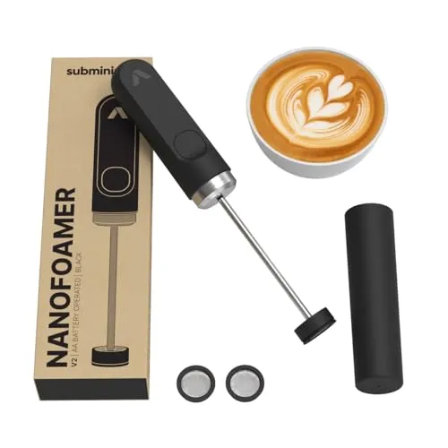 Subminimal NanoFoamer V2 Black Milchaufschäumer in schwarz von Subminimal
