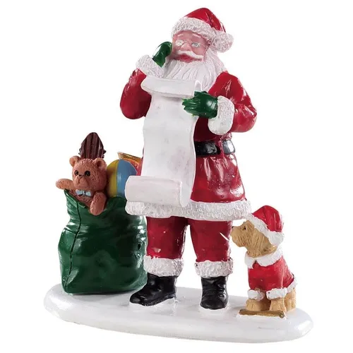 Lemax-92760-618, Naughty Or Nice Santa, Weihnachtsdorf, Weihnachtsfiguren