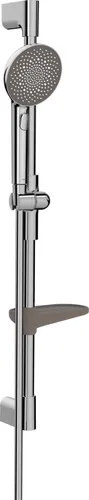 Hansa Wandstangen-Brause HANSAAURELIA 770mm, kürzbar, chrom - Brausegarnituren mit variabler Montagemöglichkeit und Anti-Kalk-Technik für ein entspanntes Duscherlebnis. Genießen Sie drei unterschiedliche Wasserstrahlen!