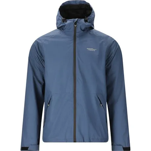 WEATHER REPORT Rain set Gust - Das Gust Regenset von Weather Report schützt aktive Herren optimal vor Wind und Regen. Hergestellt aus hochwertigem, wasserdichtem Polyester, bietet es Atmungsaktivität und Komfort für jeden Einsatz im Freien.