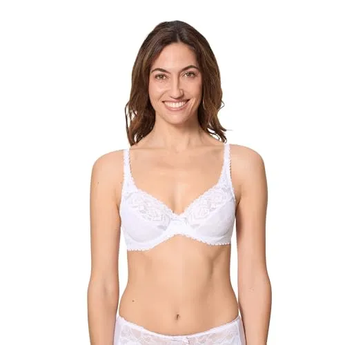 Playtex BH New Flower Elegance Bügel Damen x1 Weiß 85C