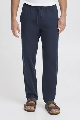 Indicode Leinenhose IDPassol – Sommerliche Leinen-Mix-Hose in Blau (XXL) - Bequeme und stylische Leinen-Mix-Hose für warme Tage. Mit Tunnelzug, knöchellang und praktischen Eingrifftaschen – ideal für entspannte Freizeitlooks.