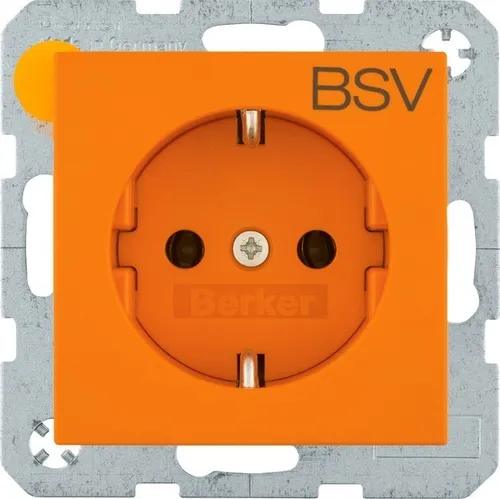 Steckdosen Orange von Berker
