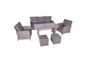 Garden Pleasure Sitzgruppe Sevilla 6-teilig