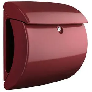 Burg Wächter PIANO 886 Merlot Briefkasten in rot von BURG-WÄCHTER