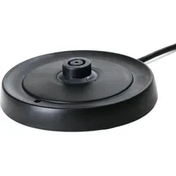 Edelstahl Wasserkocher 1,7L Teekocher Wasserkessel drehbar Teekocher Teekessel - Silber/Schwarz