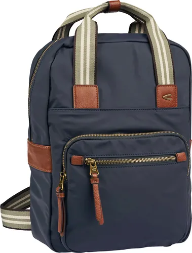 camel active Damen BARI Backpack M Rucksack, Dark Blue